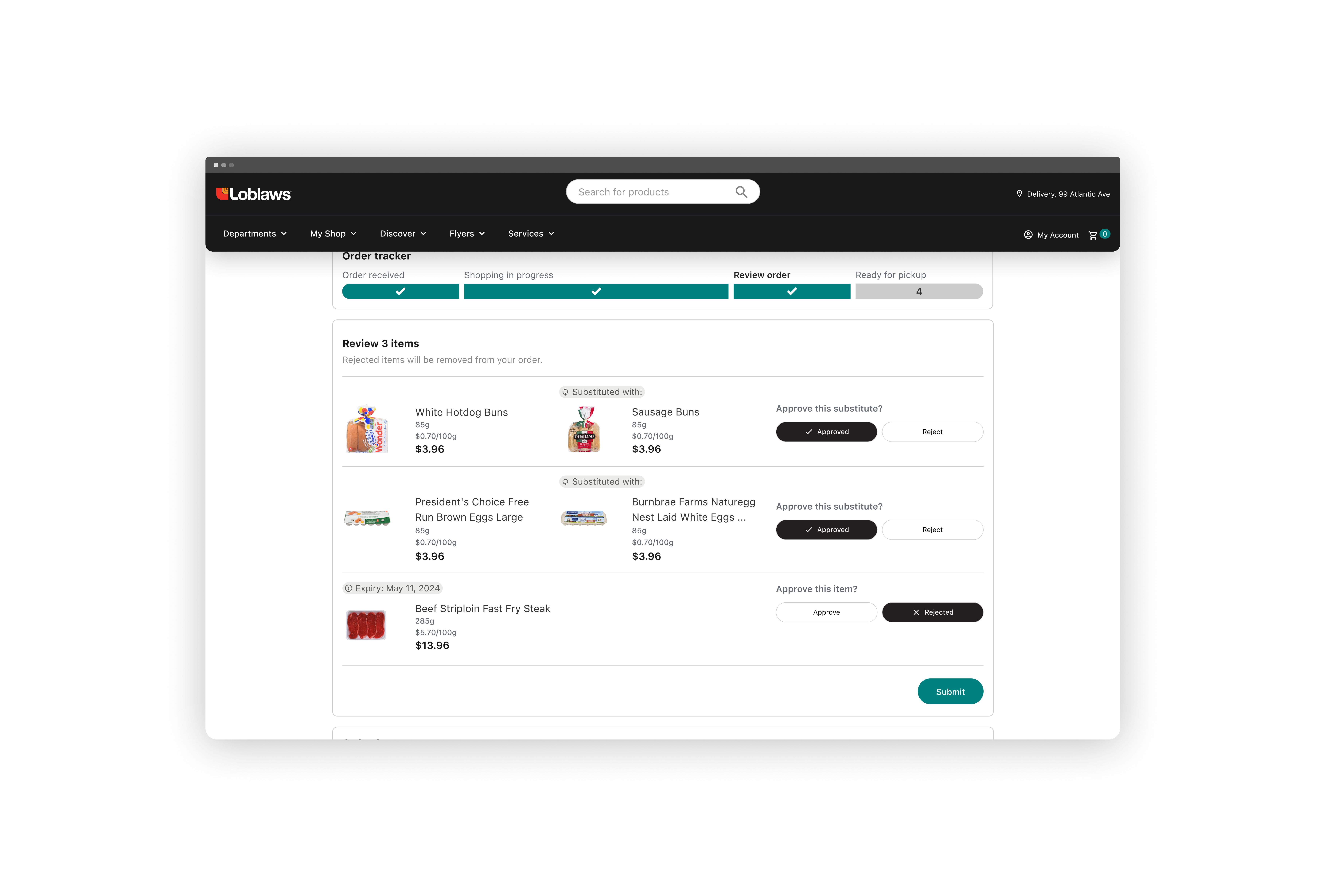 Final desktop design